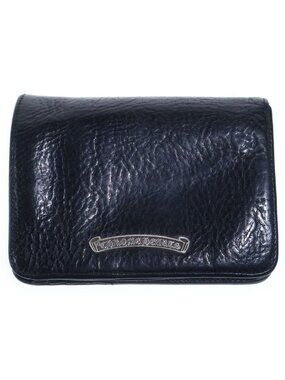 Chrome Hearts Joey Leather Wallet Black